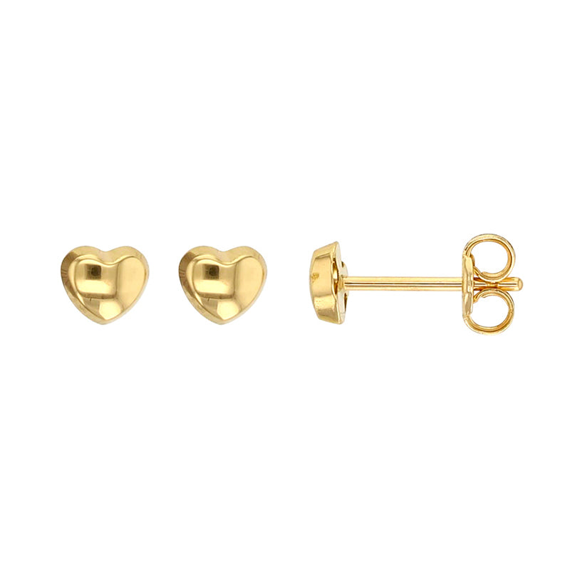 Heart 18kt Gold Earring