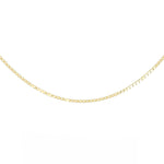 18kt Gold Box Chain 46cms (18") Long - 0.6mm Thick