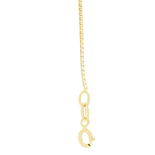 18kt Gold Box Chain 51cms (20") Long - 0.85mm Thick