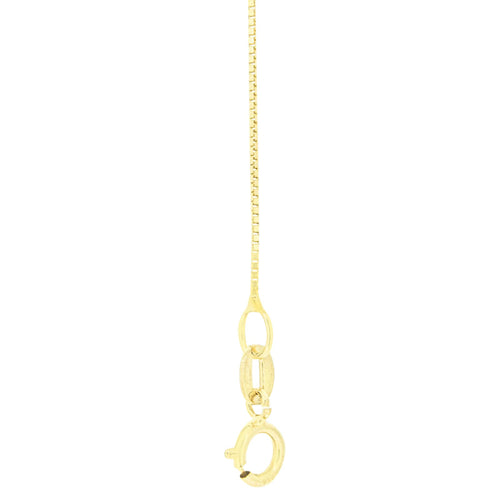 18kt Gold Box Chain 51cms (20") Long - 0.55mm Thick